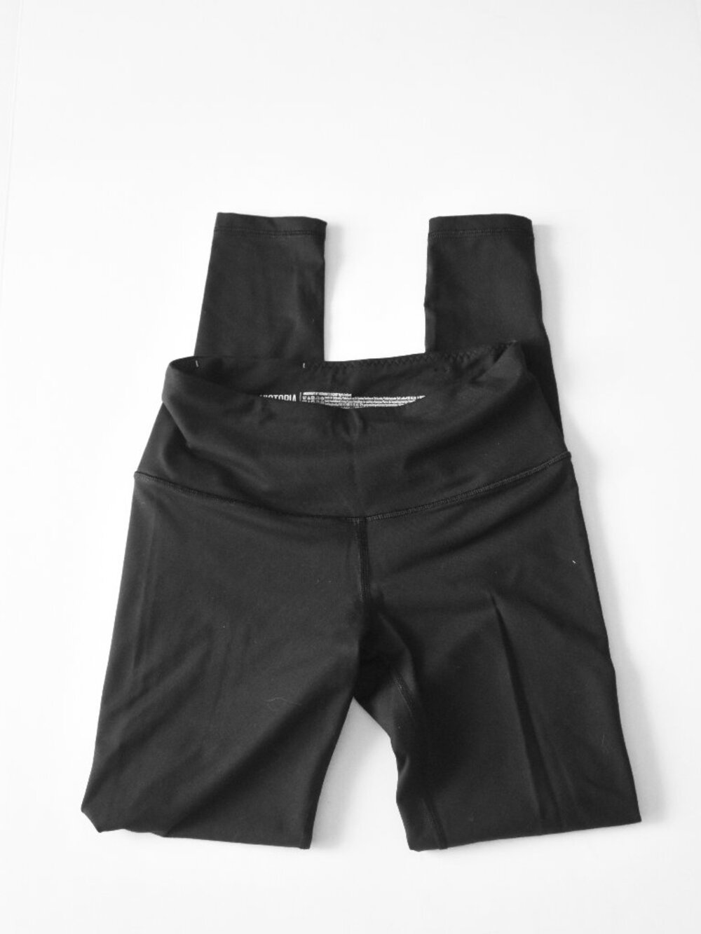 Victoria Sport Black High Waisted Leggings XS Performance Workout Yoga RN 54867